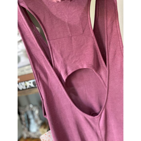 Free People Back Into It Jumpsuit Wine NWT XS - Picture 7 of 9